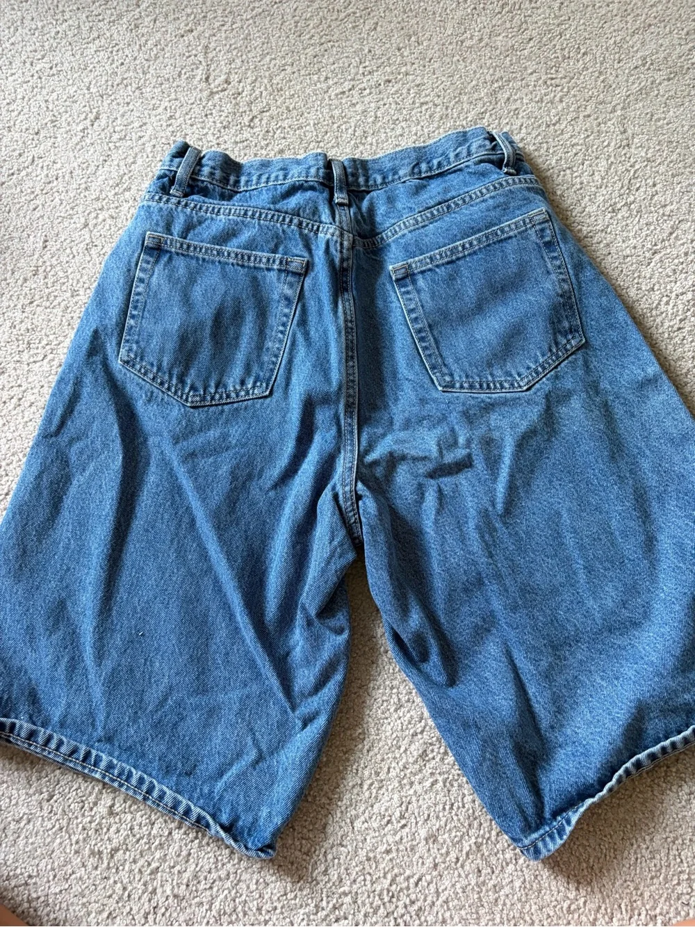 Absent Baggy Denim jorts - medium Blue Wash